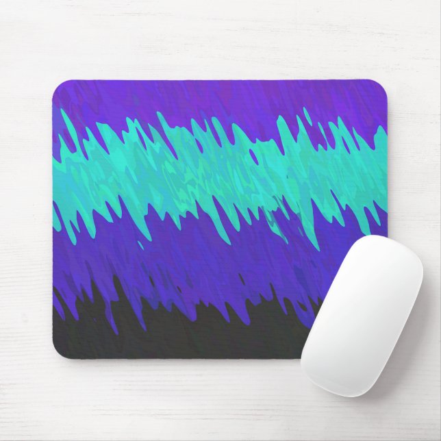 Trippy Squiggly Abstract Alexigender Pride Flag Mouse Mat (With Mouse)