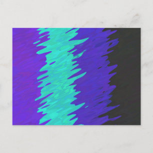 Trippy Squiggly Abstract Alexigender Pride Flag Postcard