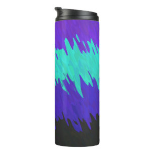Trippy Squiggly Abstract Alexigender Pride Flag Thermal Tumbler