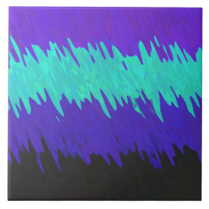 Trippy Squiggly Abstract Alexigender Pride Flag Tile