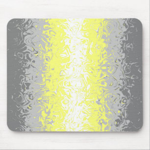Trippy Squiggly Abstract Demigender Pride Flag Mouse Mat