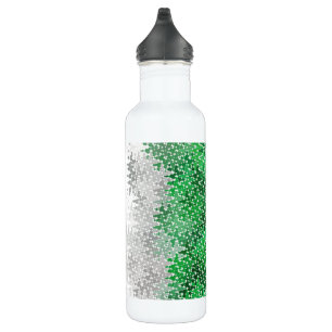 Trippy Squiggly Abstract Grayromantic Pride Flag 710 Ml Water Bottle