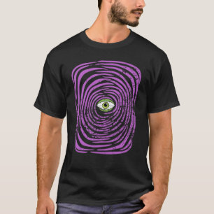 Trippy Style Mesmerising Monster Eye Graphic T-Shirt