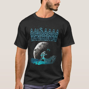 Trippy T Astronaut T Alien T Football Psychedelic  T-Shirt