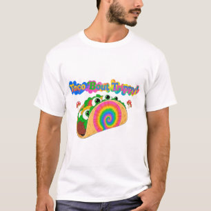 Trippy Taco Tie Dye T-Shirt – Funny Colourful Food