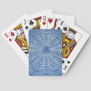 Trippy Tunnel Tie Dye Playing Cards