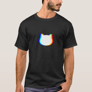 Trippy Vaporwave Cat Halloween Techno Rave EDM Pre T-Shirt