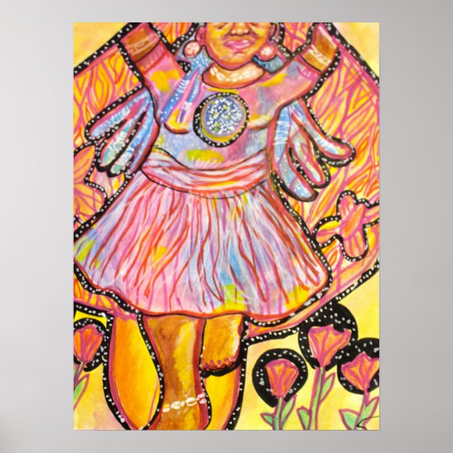  Trippy Whimsical  Surreal  Poster| Embrace the Li Poster (Front)