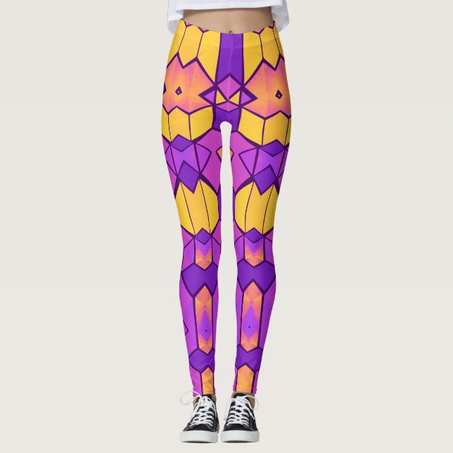 Trippy Yoga Legging (Front)