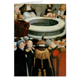 Triptych, left panel, Philipp Melanchthon