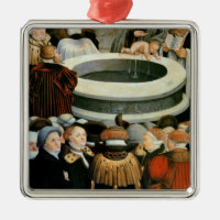 Triptych, left panel, Philipp Melanchthon
