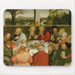 Triptych, left panel, Philipp Melanchthon Mouse Mat