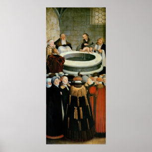 Triptych, left panel, Philipp Melanchthon Poster