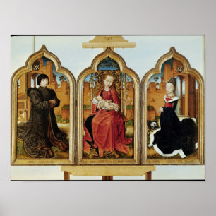Triptych of Jean de Witte, 1473 Poster