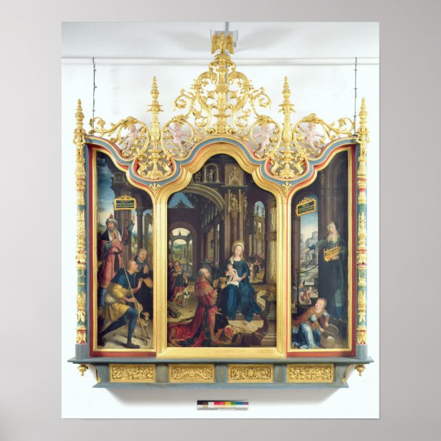 Triptych of the Adoration of the Infant Christ Poster (Front)