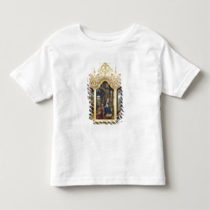 Triptych of the Adoration of the Infant Christ Toddler T-Shirt