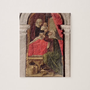 Triptych of the Madonna of the Misericordia, 1473 Jigsaw Puzzle