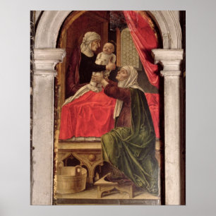 Triptych of the Madonna of the Misericordia, 1473 Poster