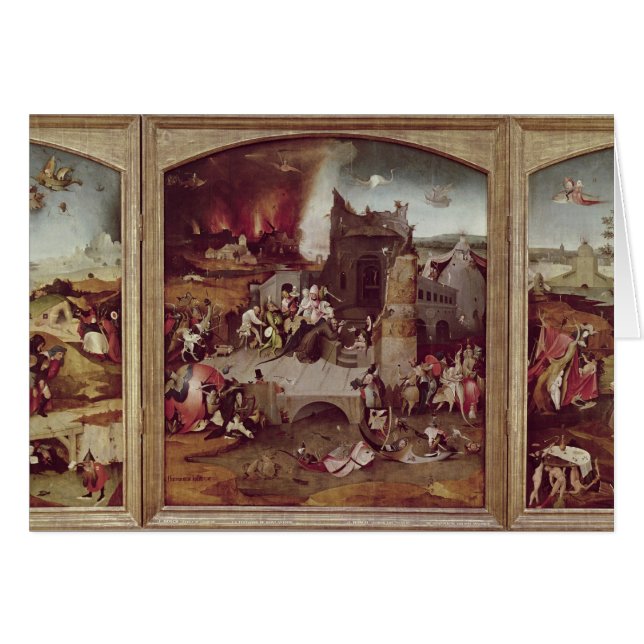Triptych of the Temptation of St. Anthony (Front Horizontal)