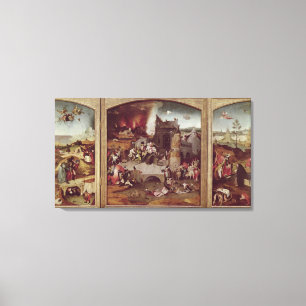 Triptych of the Temptation of St. Anthony Canvas Print