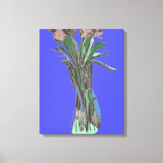 Triptych Wall Art ImperfectFlowers Still Bloom  (Front)