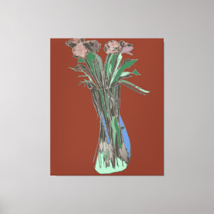 Triptych Wall Art ImperfectFlowers Still Bloom