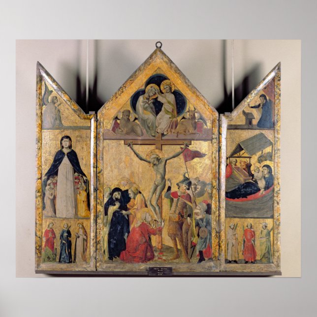 Triptych with Scenes from the Life of the Poster (Front)