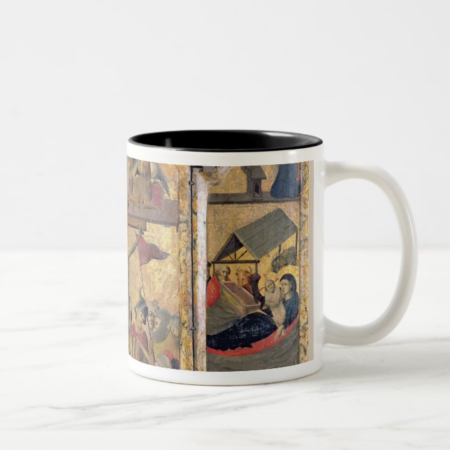 Triptych with Scenes from the Life of the Two-Tone Coffee Mug (Right)