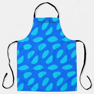 Tripy Honeycomb Pattern All-Over Print Apron