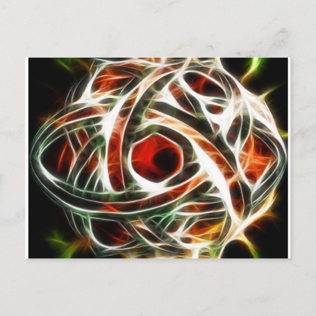 Triquatra multi-coloured postcard (Front)