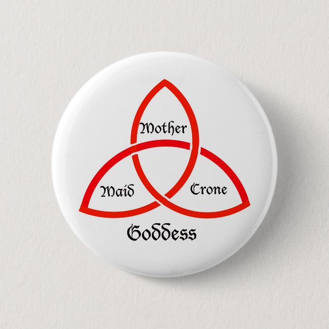 triquetra 1 6 cm round badge (Front)