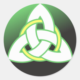 Triquetra Celtic Trinity Knot Classic Round Sticker