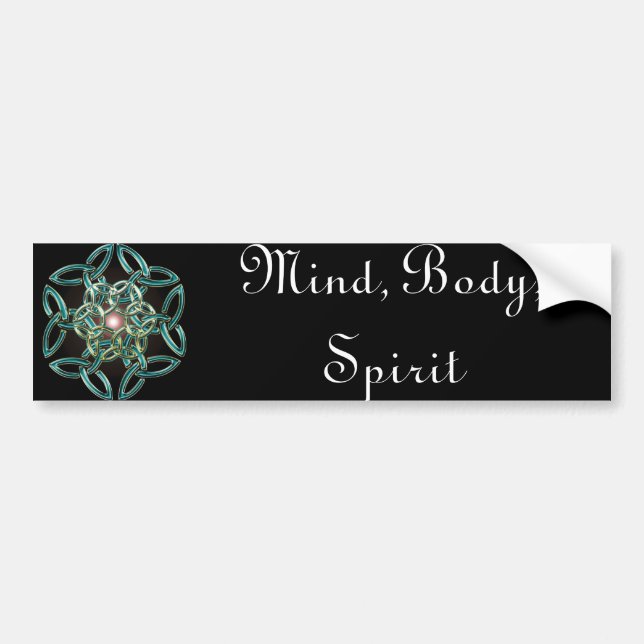 Triquetra Circle Knot Bumper Sticker (Front)