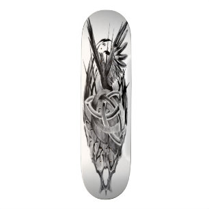 Triquetra crow flight Skateboard deck