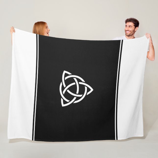 Triquetra Fleece Blanket (In Situ)