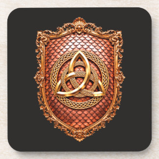 Triquetra Mystic Heraldic Coaster