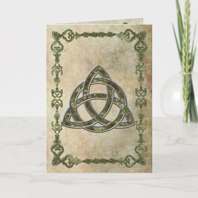 Triquetra Natural Card (Front)
