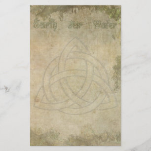 Triquetra Natural, Earth Air Water Stationery
