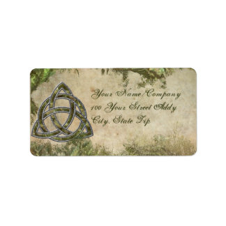 Triquetra Natural Label
