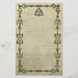Triquetra Natural Lined Stationery