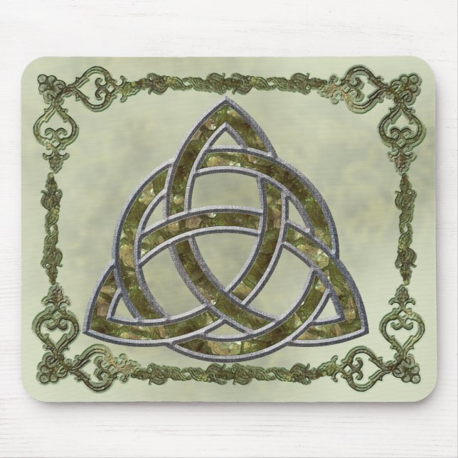 Triquetra Natural Mouse Mat (Front)