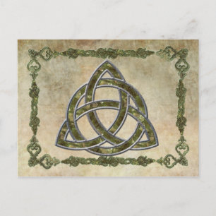Triquetra Natural Postcard