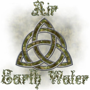 Triquetra Natural Standing Photo Sculpture