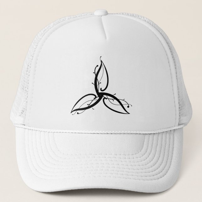 Triquetra Odin Norse Wicca Symbol  Trucker Hat (Front)