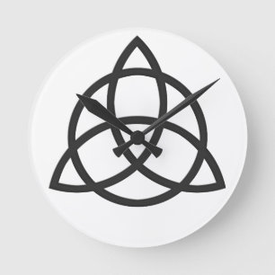 Triquetra Round Clock
