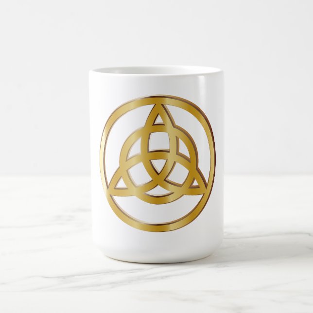 Triquetra symbol coffee mug (Center)