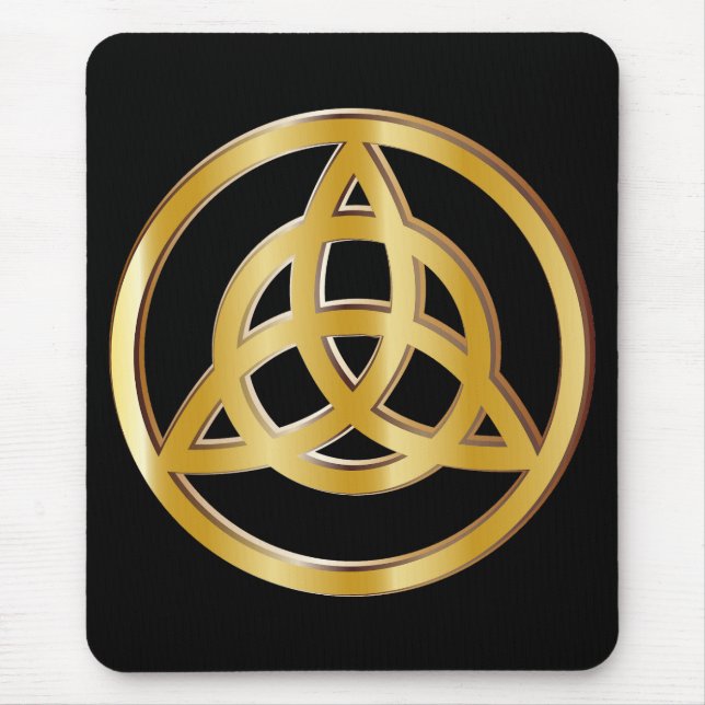 Triquetra symbol mouse mat (Front)