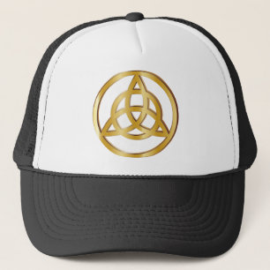 Triquetra symbol trucker hat
