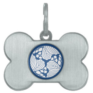 Trisected paulownias with 5&3 blooms pet name tag