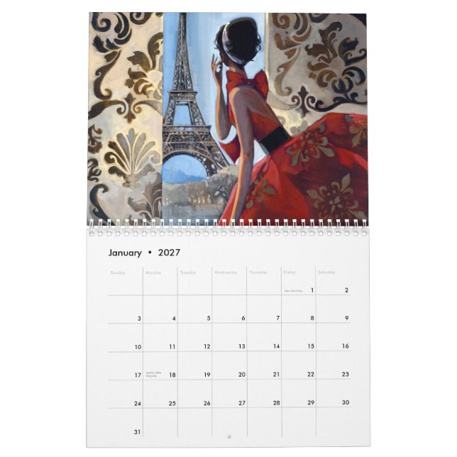 Trish Biddle Glamourous Fabulous 2012 Calendar (Jan 2027)